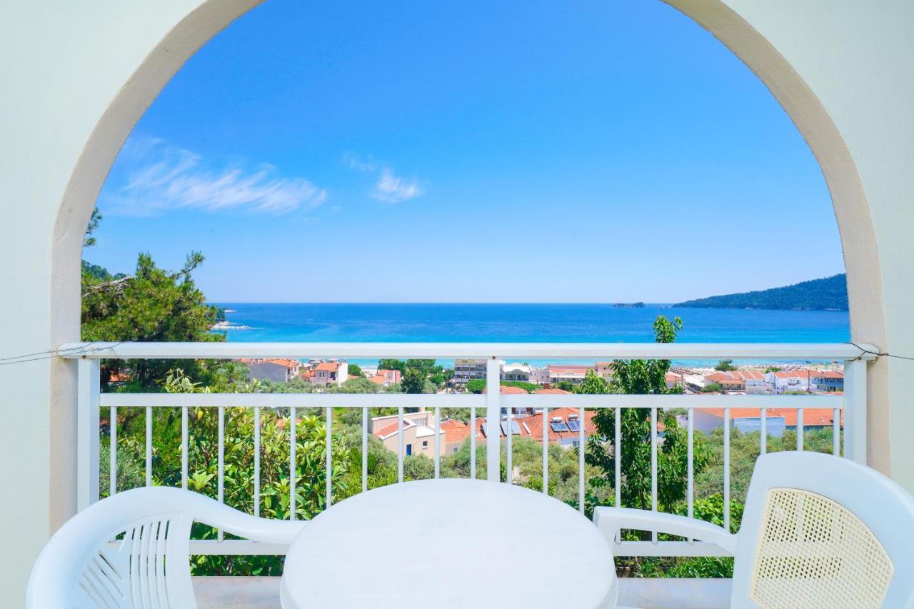 Hotel Emerald Chrysi Ammoudia Bagian luar foto