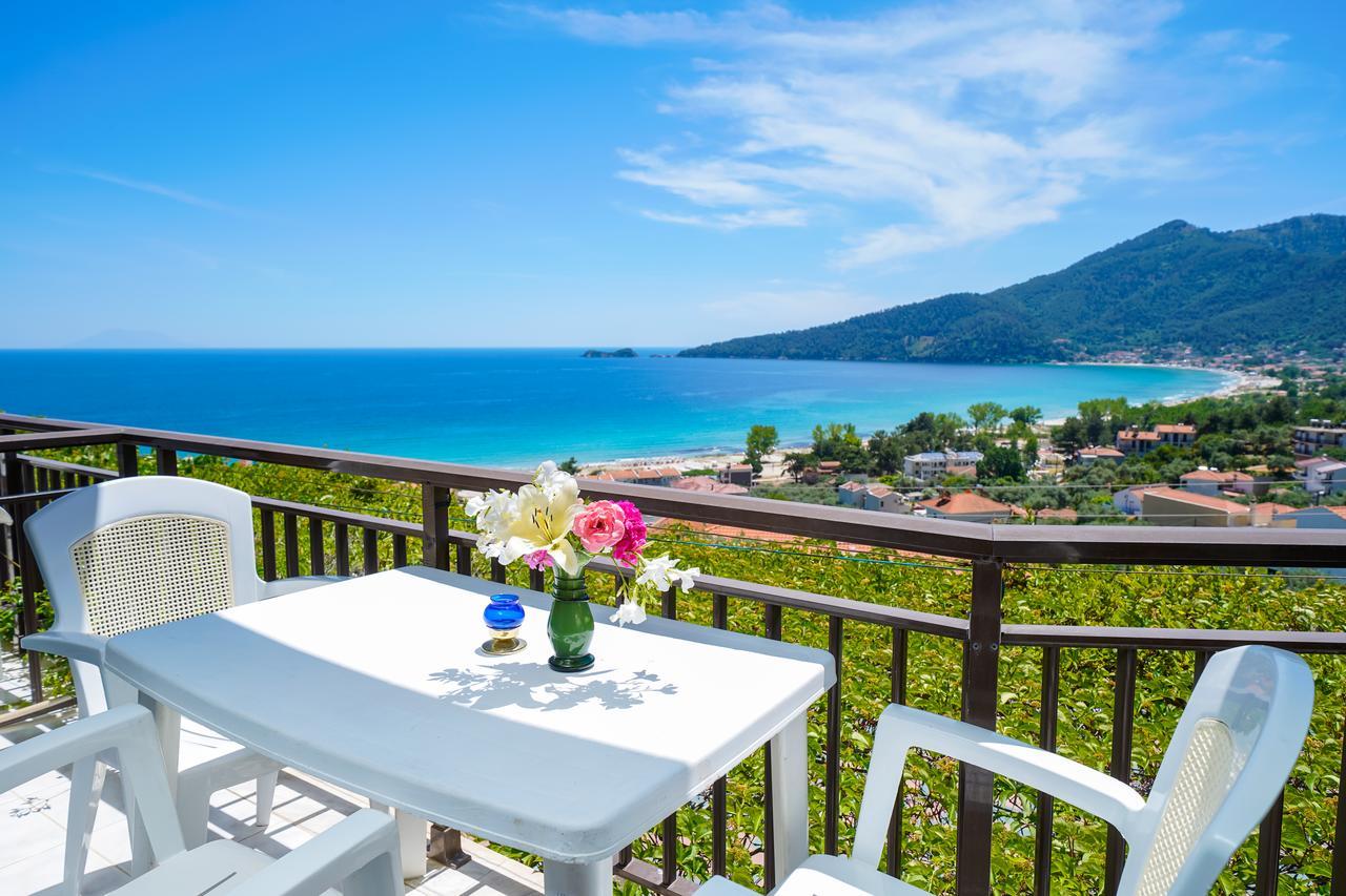 Hotel Emerald Chrysi Ammoudia Bagian luar foto